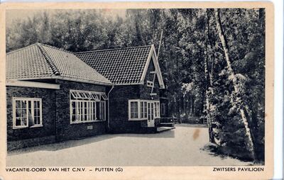 ZWITSERS PAVILJOEN, VACANTIE-OORD VAN HET C.N.V - Harderwijkerstraat 18, Putten