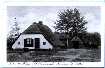 Het witte Huisje a/d Arnhemsche Karreweg bij Putten - Arnhemse Karweg 6, Putten